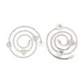 Heart+Tennis Chain, S925 Silver Moissanite