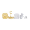 S925 Silver Moissanite Stud Earrings, Fashion
