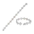 S925 Moissanite Cross Cuban Chain 13mm Pave Pendant