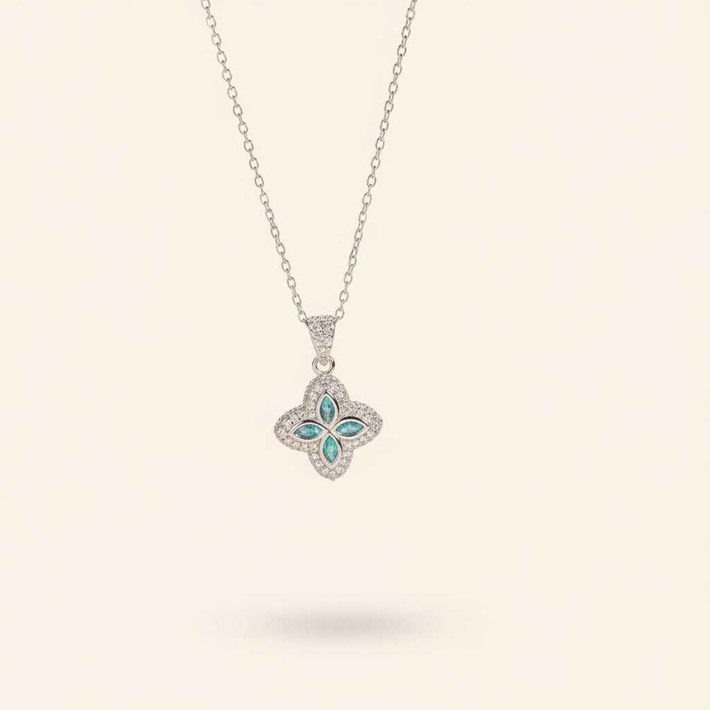 Clover Moissanite Pendant