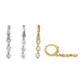 S925 Moissanite Stud Earring INS Style