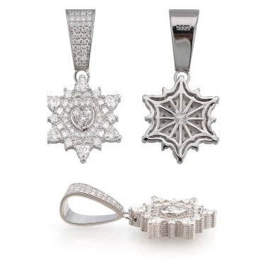 Magic Star Pendant, S925, Heart Design, Couple