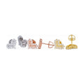S925 Moissanite Heart Stud Earrings