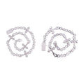 Infinity + Cross Pendant S925 Silver Moissanite Necklace Hip-hop