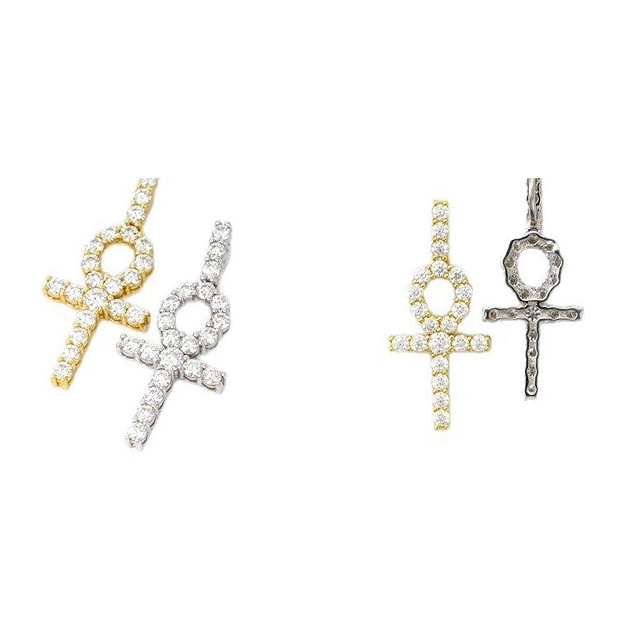 S925 Moissanite Cross Pendant Unisex