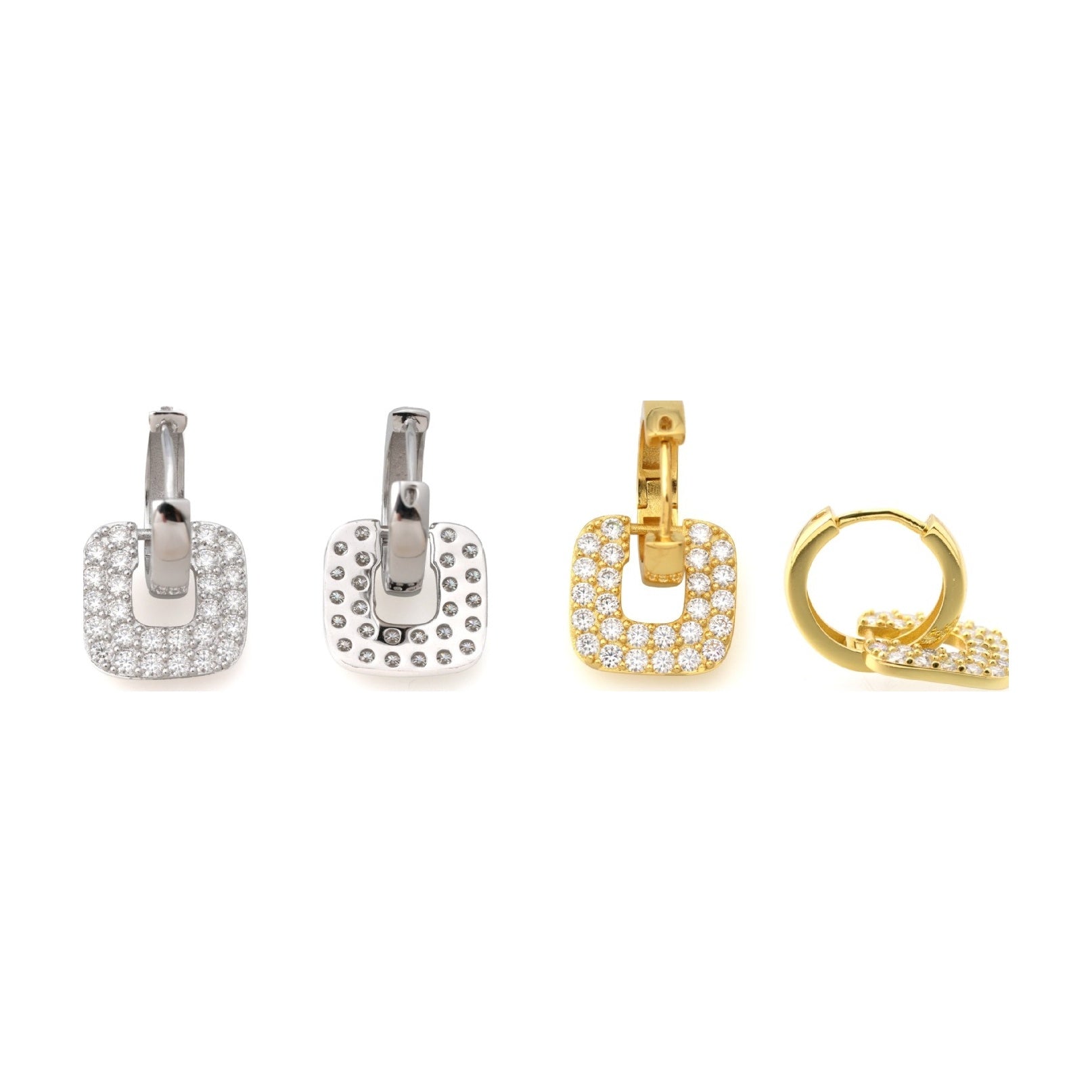 S925 Moissanite Ear Cuff Hong Kong Vintage