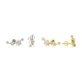 S925 6.0mm Moissanite Stud High Fire Value