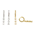 S925 Teardrop Moissanite Ear Cuff High Sparkle