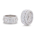 S925 Full Pave D Color Moissanite Ring