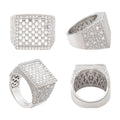 2026 ring, S925 silver, moissanite, hip-hop trendy design