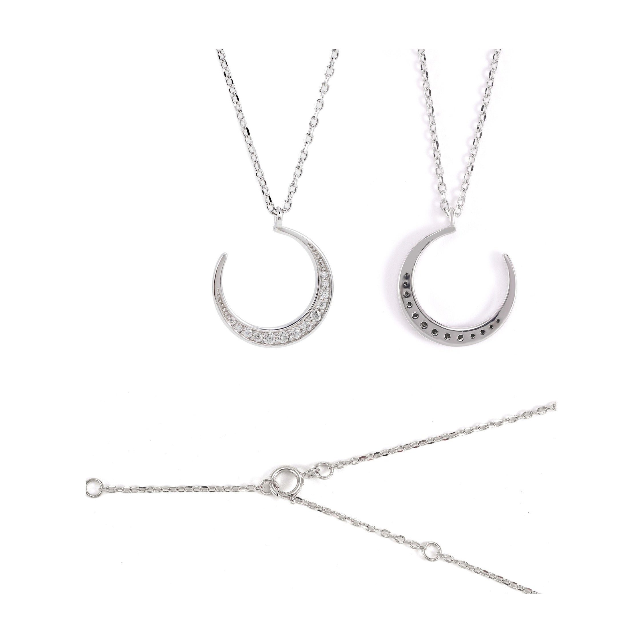 S925 Collarbone Chain Moissanite Necklace Gift