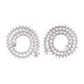 Heart Moissanite Tennis Chain S925 6×6mm with GRA
