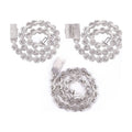 Infinity Cuban chain 15mm, S925 silver, moissanite, luxury
