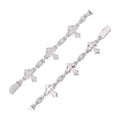 8mm Pearl Cross Cuban Bracelet S925 Silver Moissanite Hip-hop