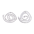 Eye Tennis Chain, S925 Silver Moissanite, GRA