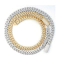 S925 Moissanite Cuban Link 15-20mm 4-Row Hip-Hop Chain