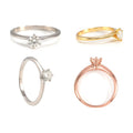 S925 5.0mm Round Moissanite Ring, Daily Wear Elegant