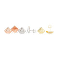 S925 D Color Moissanite Earrings GRA Certificate
