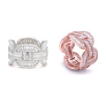 Full-Set Ring, Moissanite, Cross-Border