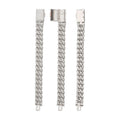 Cuban chain, S925 silver, moissanite, hip-hop necklace