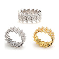 S925 Single Row Moissanite Ring, Wholesale