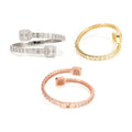 T-Square Bracelet 5.7mm, S925 Silver, Moissanite