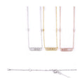Collarbone chain, S925 silver oval moissanite necklace, ins style