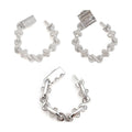 13mm Cuban bracelet, S925 silver, moissanite, four-leaf clover