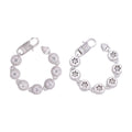 S925 Moissanite Bracelet, 13.9mm, Hip-Hop Couple Style