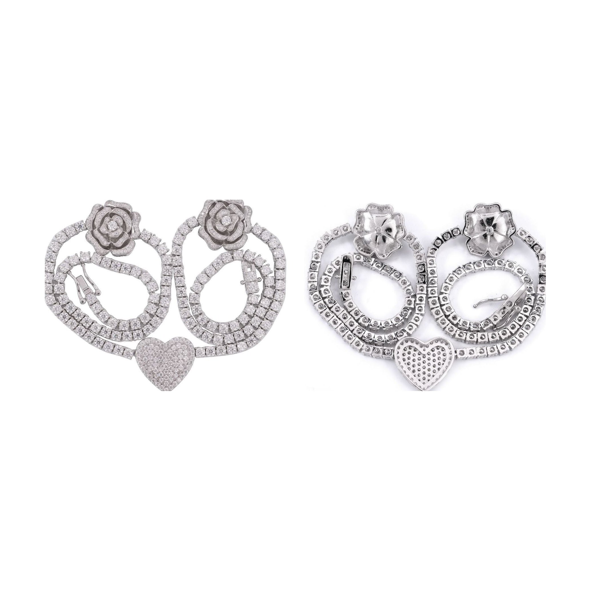 S925 Silver Full Moissanite 3mm Tennis Chain