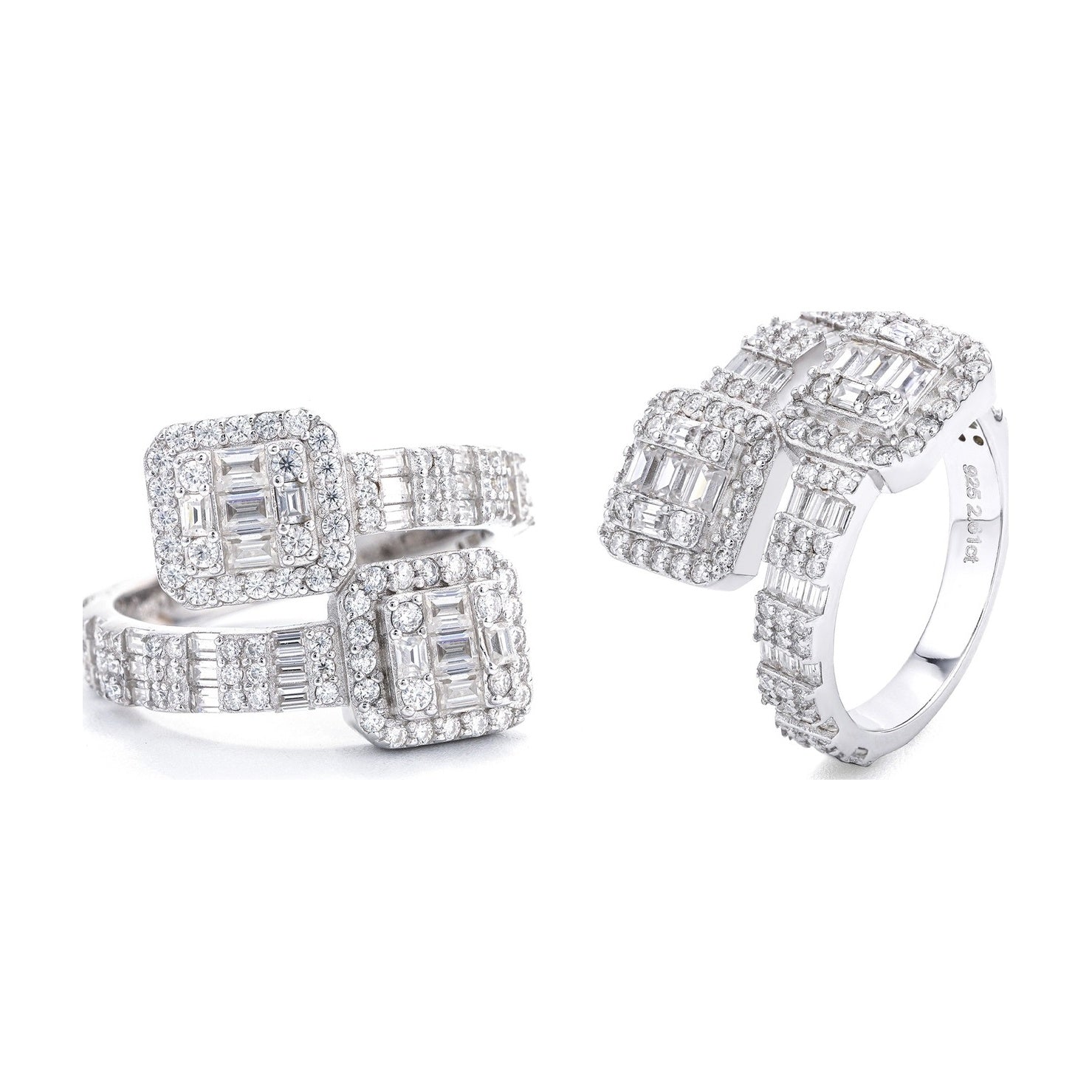 Hip Hop S925 Moissanite Ring Men/Women Street Style