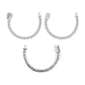 S925 10mm Full Moissanite Cuban Chain, Hip-Hop