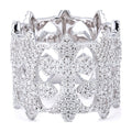 S925 Silver D-Color Moissanite Hip-Hop Ring, Trendy Unisex