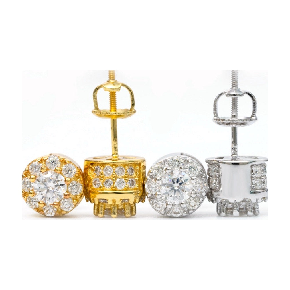 925 Moissanite Stud Earrings 2025
