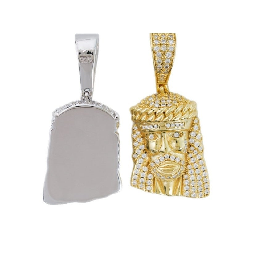 S925 Moissanite Pendant, Hip-Hop Fashion Style