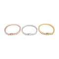 S925 6.5mm Moissanite Tennis Chain, Single Row