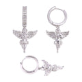 S925 Moissanite Angel Wing Ear Ring