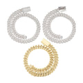 18mm S925 Moissanite Cuban Link Men Hip-Hop Necklace