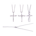 S925 Moissanite Cross Collarbone Chain, Street Style Simple