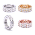 S925 Silver D-Color Moissanite Hip-Hop Ring