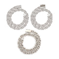 Cuban Chain, 13mm, S925 Silver, Moissanite, Hip-Hop