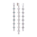 Four-Leaf Cuban Chain, S925 Silver Moissanite