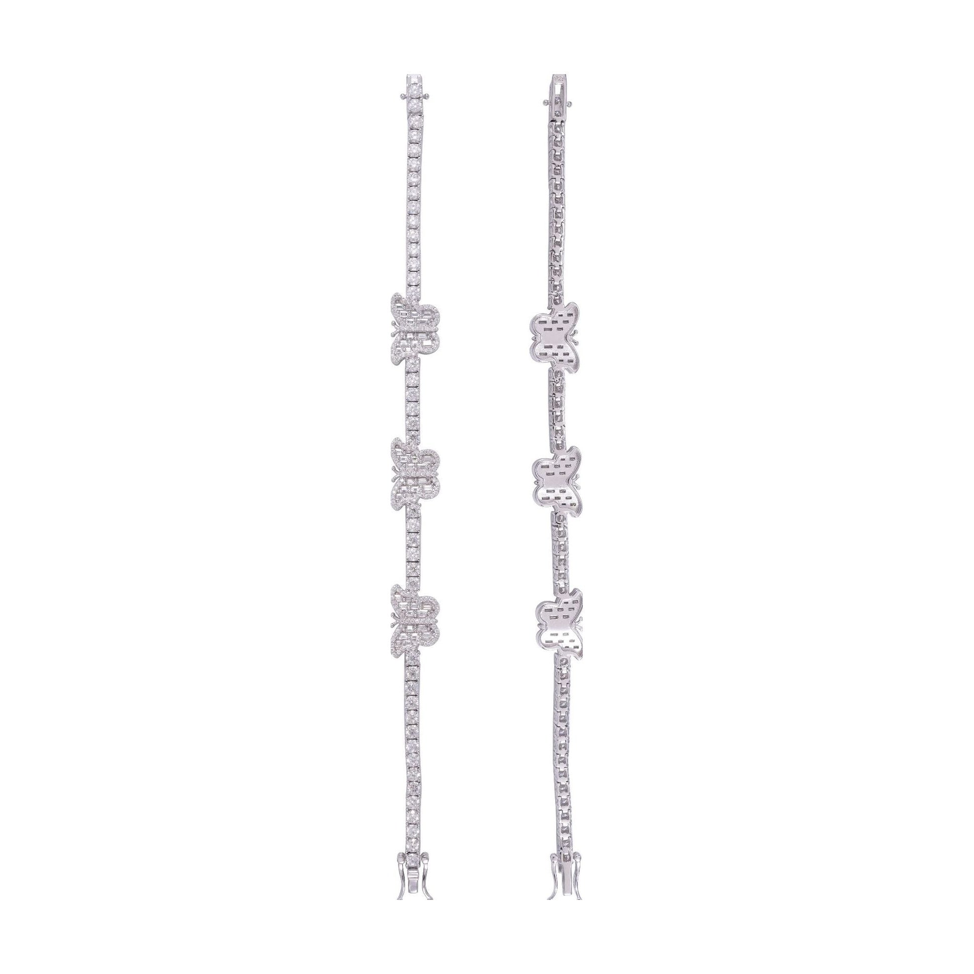 Butterfly Tennis Bracelet S925 Moissanite Hip-Hop