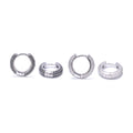 Full pave moissanite S925 silver ear cuff, hip-hop earrings