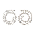 8-Shape Moissanite Chain, S925 Silver, 13mm Cuban Link