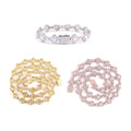 S925 D-Color Moissanite Four-Leaf Clover Bracelet