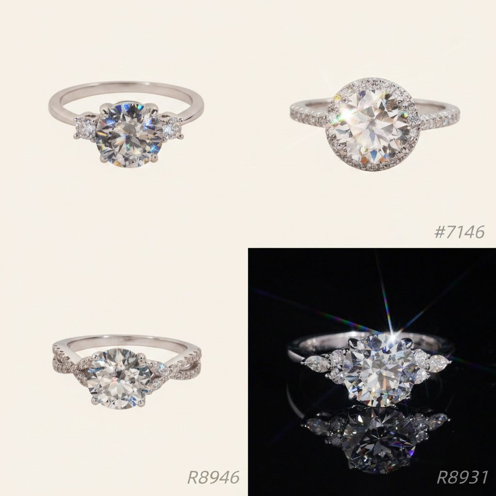 3ct Moissanite Ring