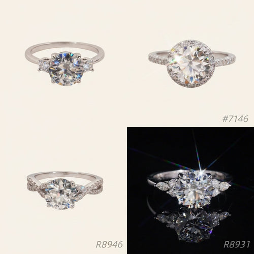 3ct Moissanite Ring