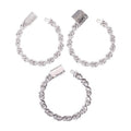Figure 8 Bracelet, S925 Silver, Moissanite, D VVS