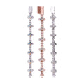 S925 Moissanite Flower Bracelet Colorful Four-Leaf Clover